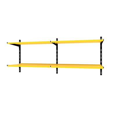 repisa Grad. Duo 4 Nivel(es) 120x50x30 cm Amarillo/Negro