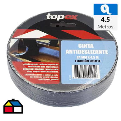 Cinta antideslizante 24 mm x 4,5m negra