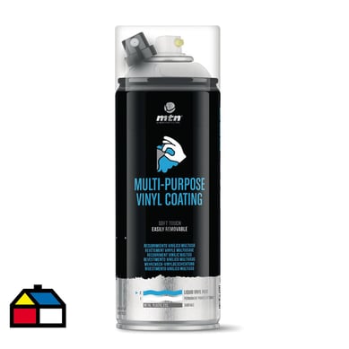 Pintura Removible en Spray Brillante Vinilo Negro 400ml