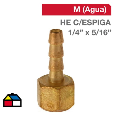 Cachimba Bronce HI C/ESPIGA 1/4