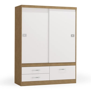 Closet 2ptas 3 cajones mod S582 freij blanco