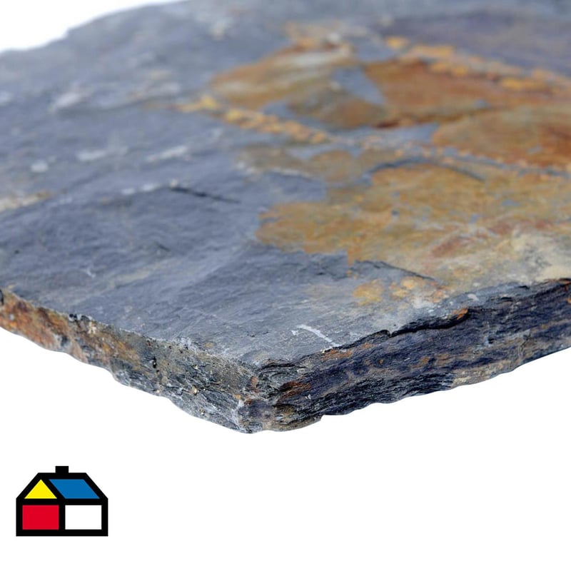 SIN MARCA - Piedra Natural Capricho 10x38 cm Gris Óxido 10 m2