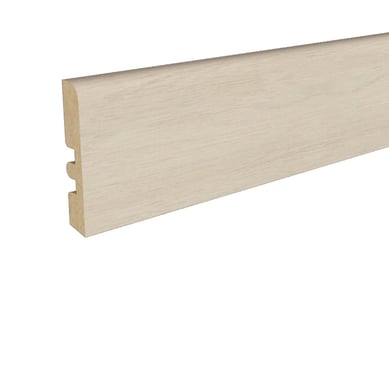 Guardapolvo MDF White Autumn 12 mm 68x2.4 m
