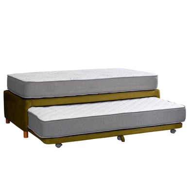 Cama nido Zen Best tela verde