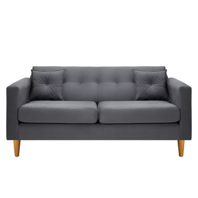 Sofa New Retro 3C Felpa 04 Gris