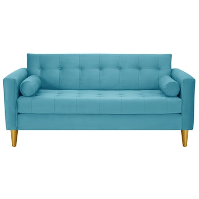 Sofa Retro 3C Felpa 01 Turquesa