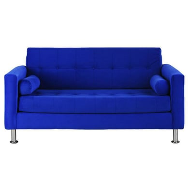 Sofa Retro 3C Felpa 12 Azul rey