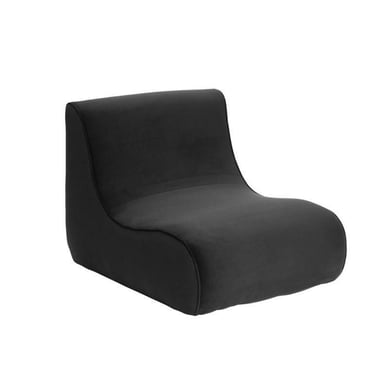 Sofa Komodo 1C Felpa - Negro