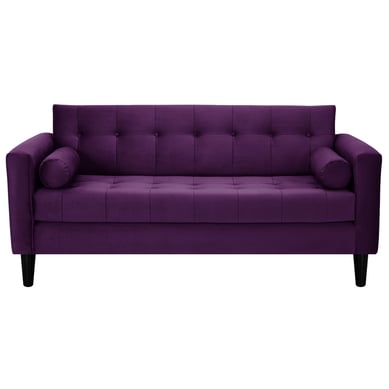 Sofa Retro 3C Felpa 00 Morado