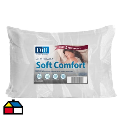 Pack 2 almohadas Soft Comfort