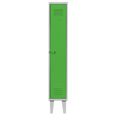 Lockers alta resistencia 170x29x45 cm 1 cuerpo 1 puerta verde