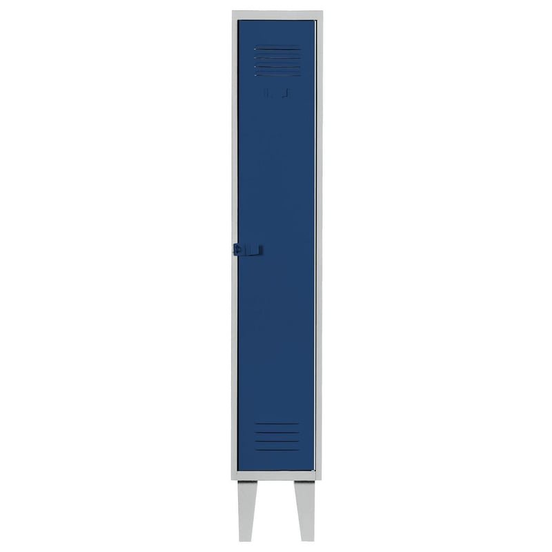 MOVILOCKERS - Locker Alta Resistencia 1 Cuerpo 1 Puerta(s) 1 Repisa(s) 29xx45 cm Azul