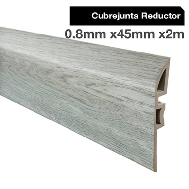 Cubrejunta Reductor PVC 2mt x 46mm Color Beige Milan.
