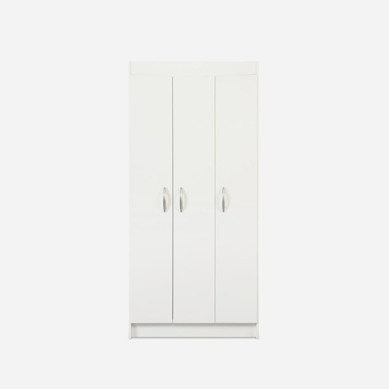 CIC - Clóset 3 Puerta(s) 0 Cajone(s) 2 Repisa(s) 79x170x38 cm Blanco