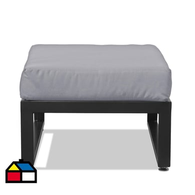Pouf ulmo gris perla