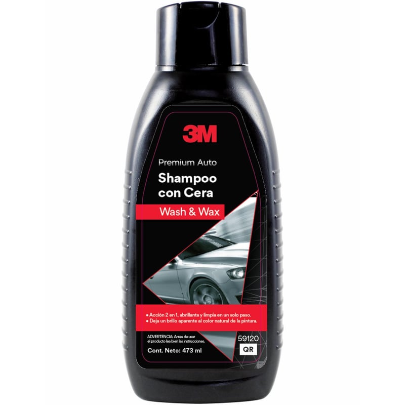 3M - Shampoo con cera para auto 473ml 3m