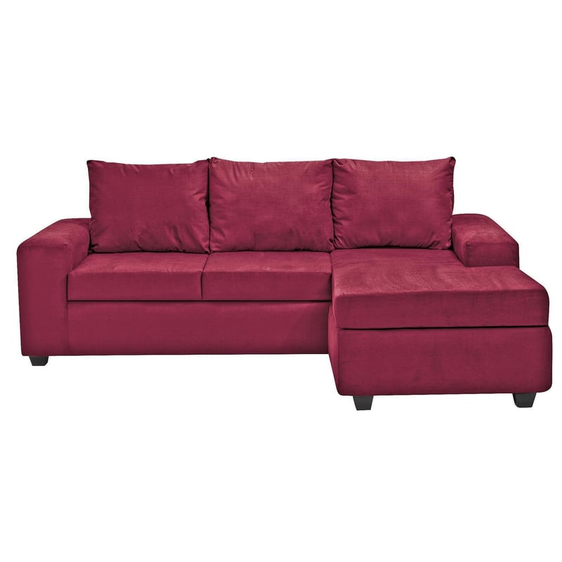 INNOVAMUEBLES - Sofá Modular 4 cuerpos Kahlo 225x86x80 cm Burdeo