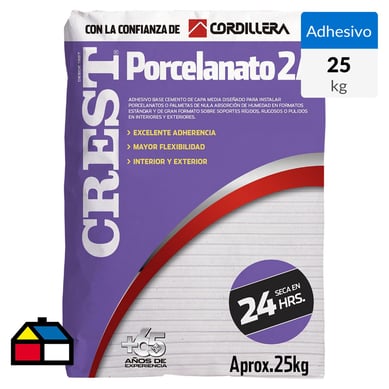 Crest porcelanato 2a - 25 kg