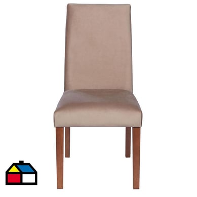 Silla Cadiz  tela velvet beige