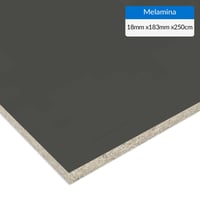 Melamina Carbon ultra matte 18 mm 183x250 cm