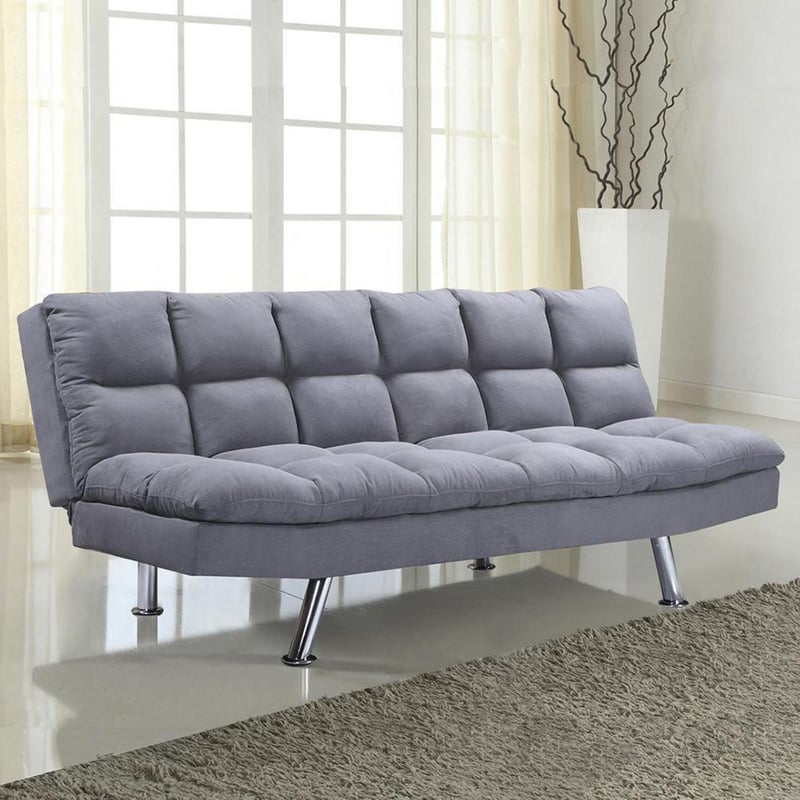 Tissu au mètre, pur lin, coloris gris acier - Fabriqué en France