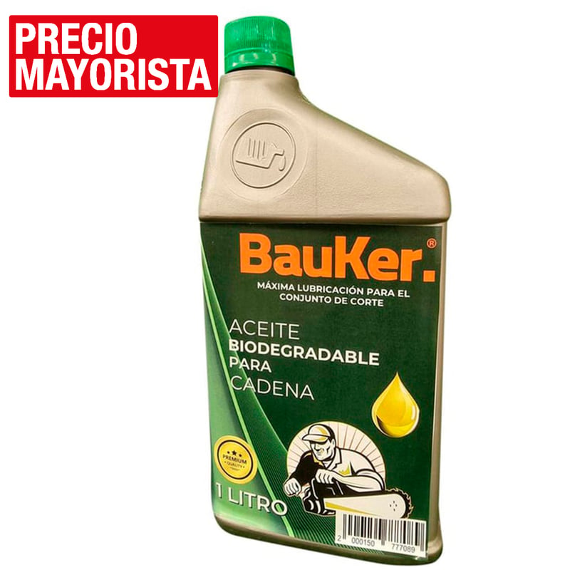 BAUKER - Aceite de cadena biodegradable - 1L