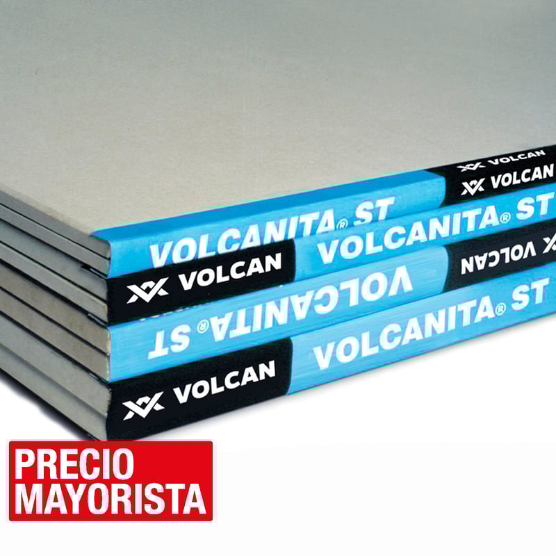VOLCANITA - Yeso Cartón Borde Rebajado 10 mm 120x240 cm