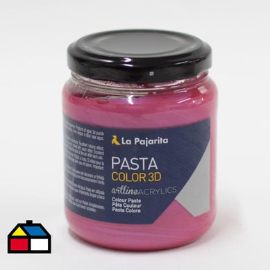 Pasta para relieve y texturas de color fresa tornasol 175ml