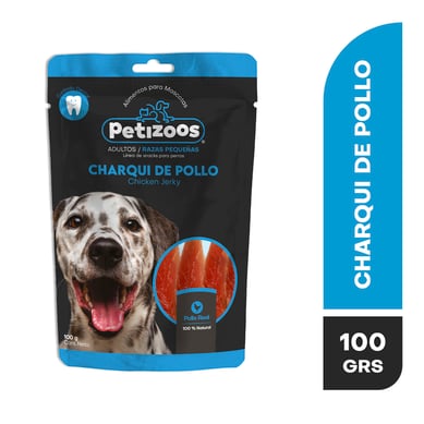 Snack para perros charqui de pollo 100 gr