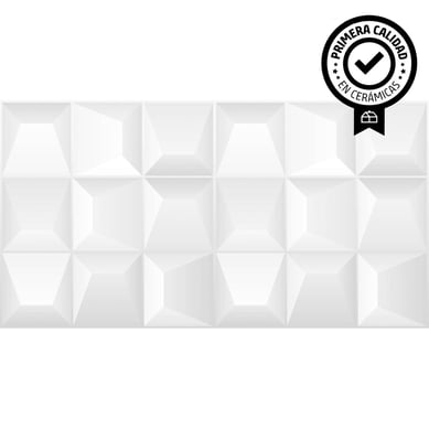 Cermica 60x30 cm Diamante Blanco 1.31 m2