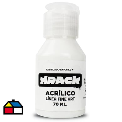 Pintura acrlica blanco tiza 70ml