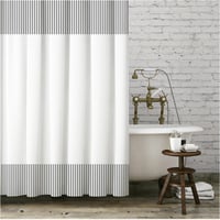 Cortina lineas grises 180x180 cm