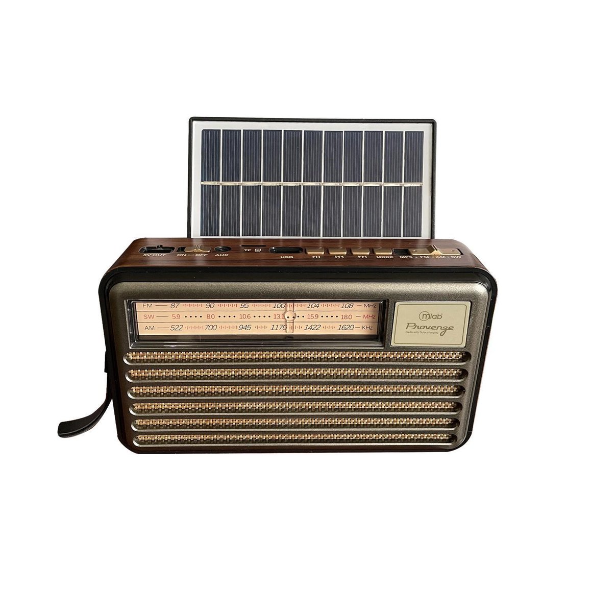 Radio retro provenze carga solar BT linterna | Sodimac - Falabella