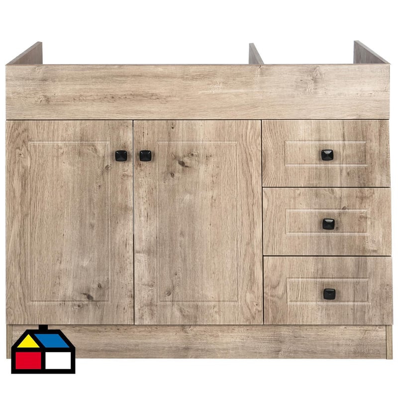 DOMSA - Mueble vanitorio ph 120 cm wood (sin cubierta)