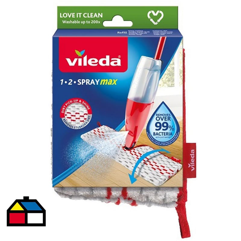 VILEDA - Repuesto mopa sistema con gatillo 1-2 spray