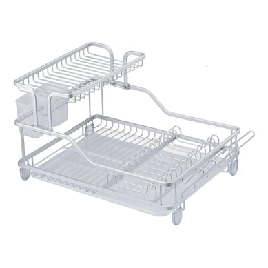 Secador platos aluminio 60x35x27 cm2 niveles