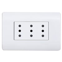 Placa Genesis armada Duplex 10A blanco