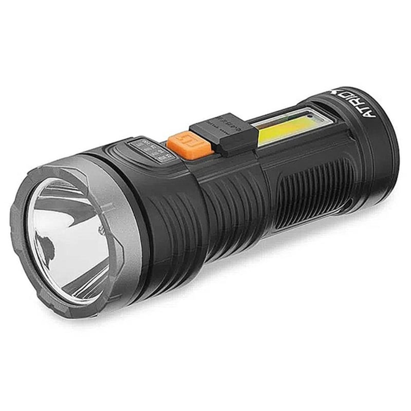 ATRIO - Linterna de mano recargabable 3 W led 100 L