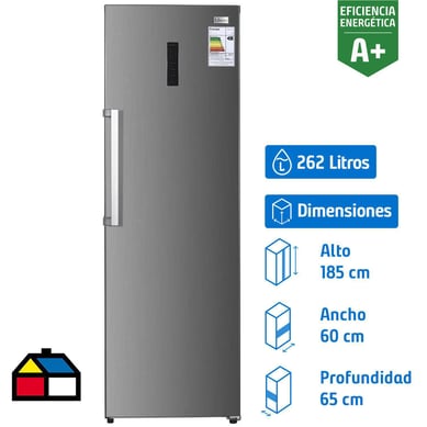 Freezer Vertical 262 Litros Inox LFV-360NFI