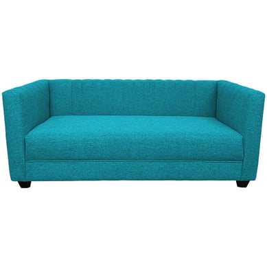 Sofa 3 cuerpos Indis chenille turquesa