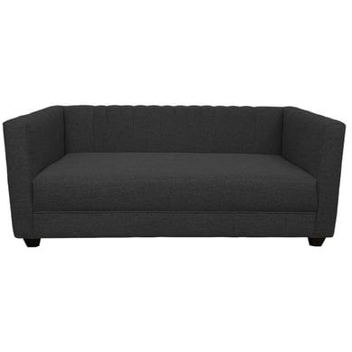 Sofa 3 cuerpos Indis chenille gris oscuro