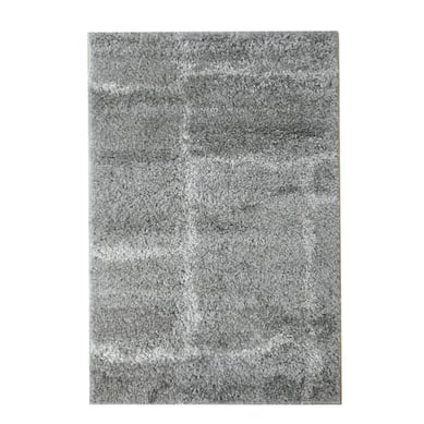 Alfombra Shaggy 170x230 cm Gris