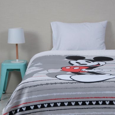 Frazada Polar Sherpa 150x200 cm Mickey Vintage