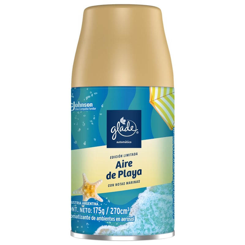 GLADE - Desodorante Ambiental Sal de Mar 175 gr