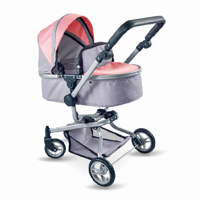 Coche cuna de juguete para muneca rosado Sodimac Falabella