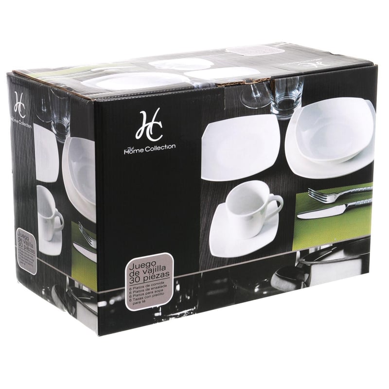 Juego loza cuadrado shop