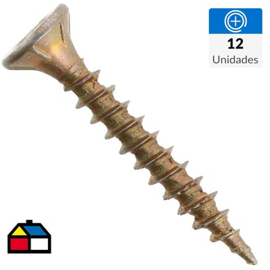 Tornillo para madera 6x1