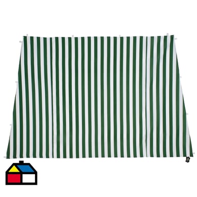 Pared toldo 235x185 Verde/Blanco