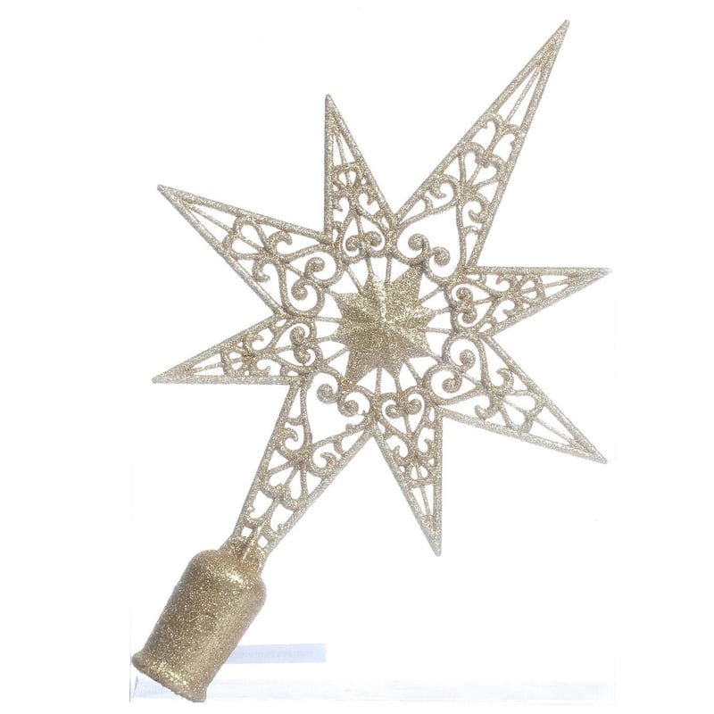 DEAR SANTA - Tope arbol estrella gold 29cm