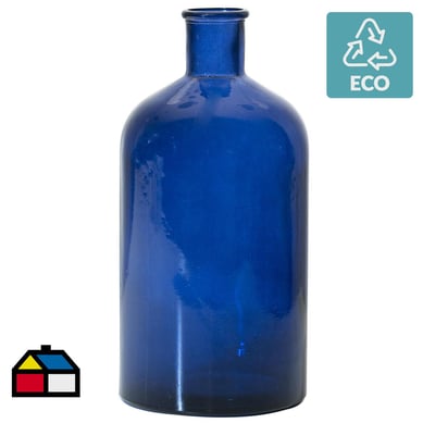 Botella retro 28 cm Azul